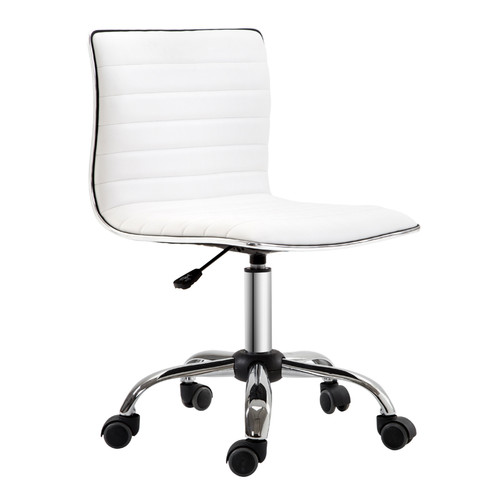 Armless office chair mid back - office,