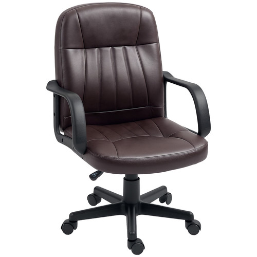 Homcom leather office chair - pu,