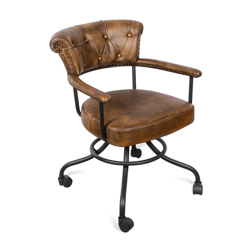 Genuine leather swivel - genuine, office