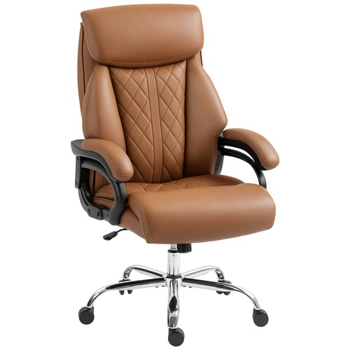 Homcom leather office - pu,