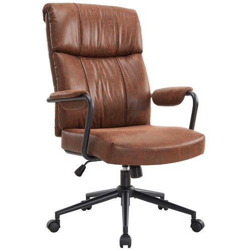 Brown office chair - chair, lumbar