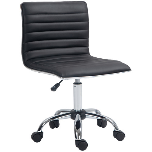 Homcom armless mid - armless, mid-back