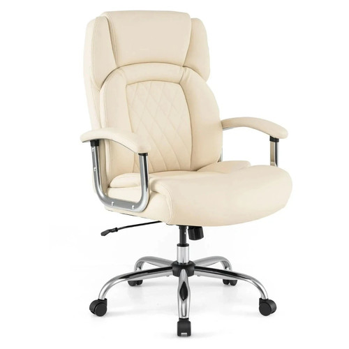 Costway leather office chair - office,