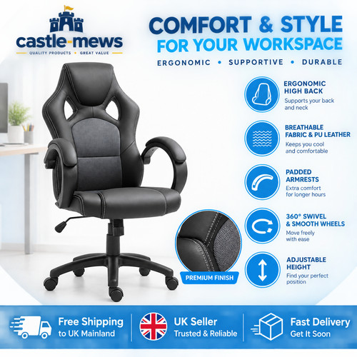 Vinsetto high back office - vinsetto,