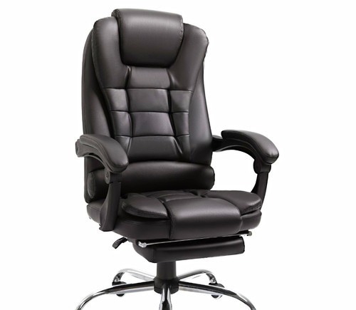 Executive black faux leather - executive,