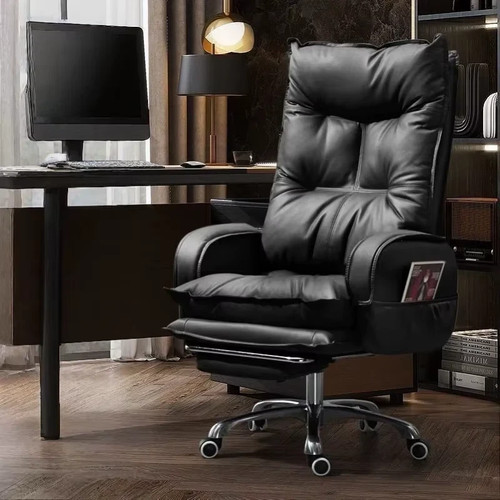 Black executive recliner - black,