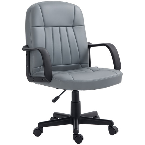 Homcom leather office chair - pu,