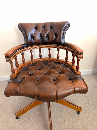 Vintage brown leather captains - vintage,