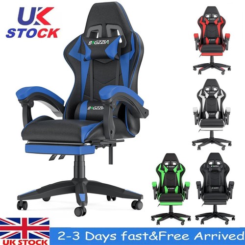 Swivel gaming chair faux - chair,