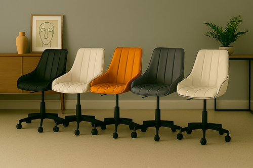 Office chair faux leather - office,