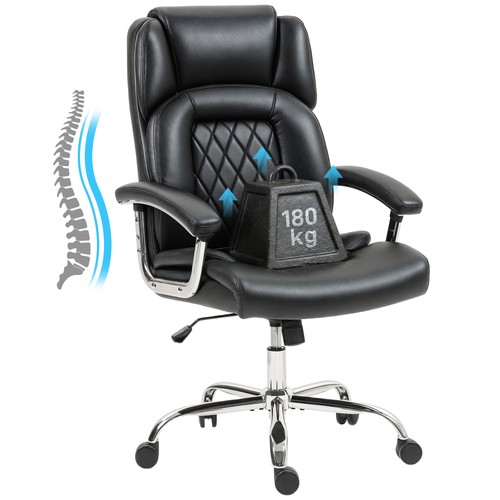 Homcom office chair 180kg - office,