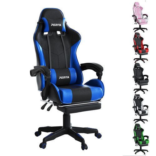 Poriya swivel gaming chair - poriya, pu